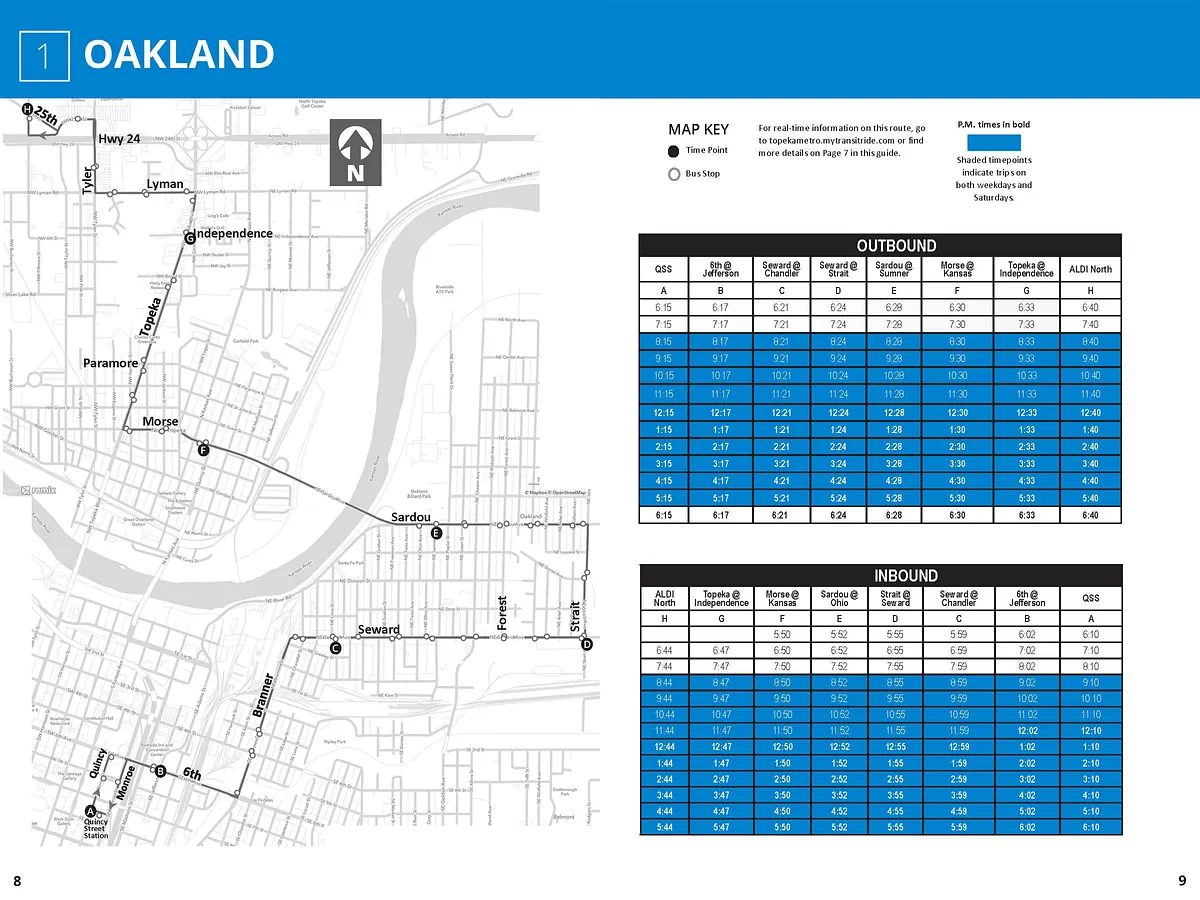 Route 1 Oakland