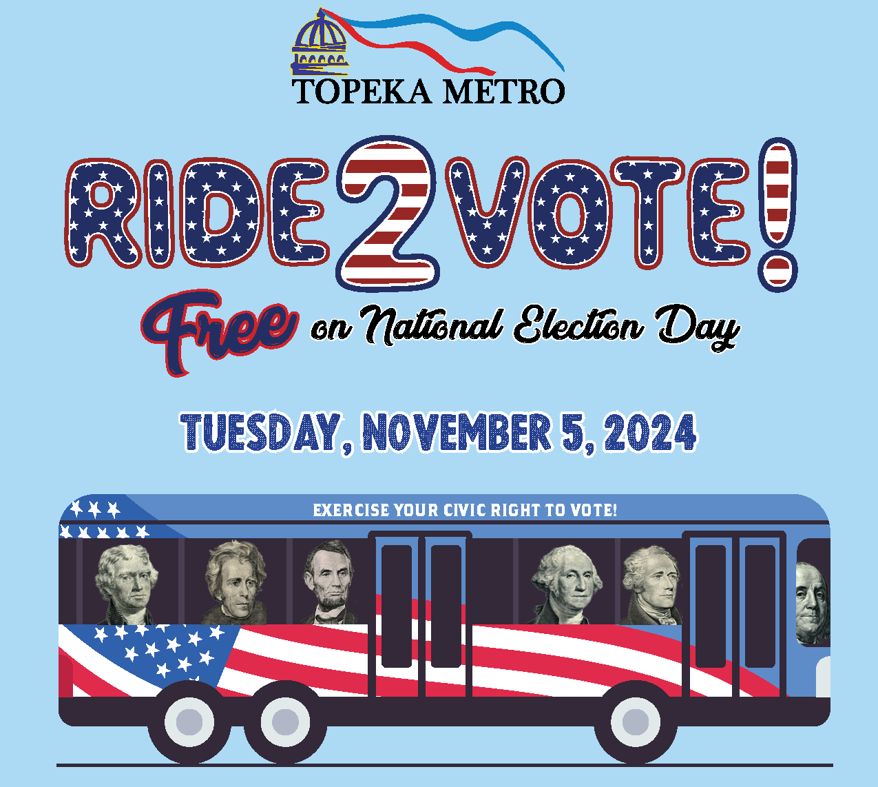 Ride2Vote on National Election Day