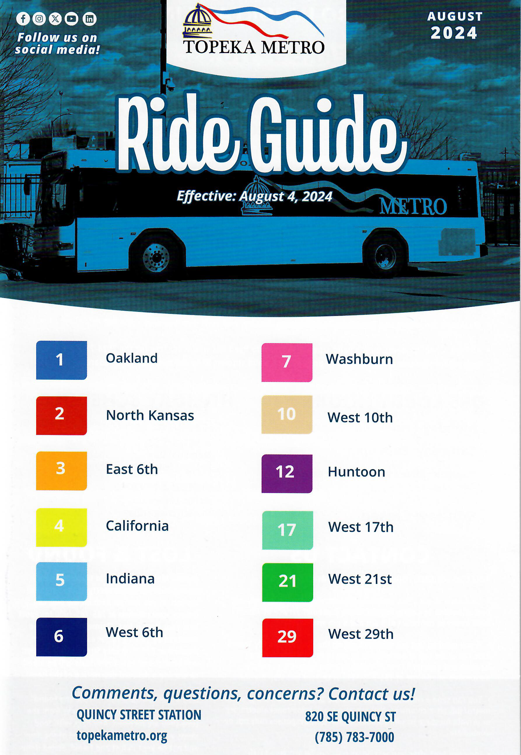 August 2024 Ride Guide Cover